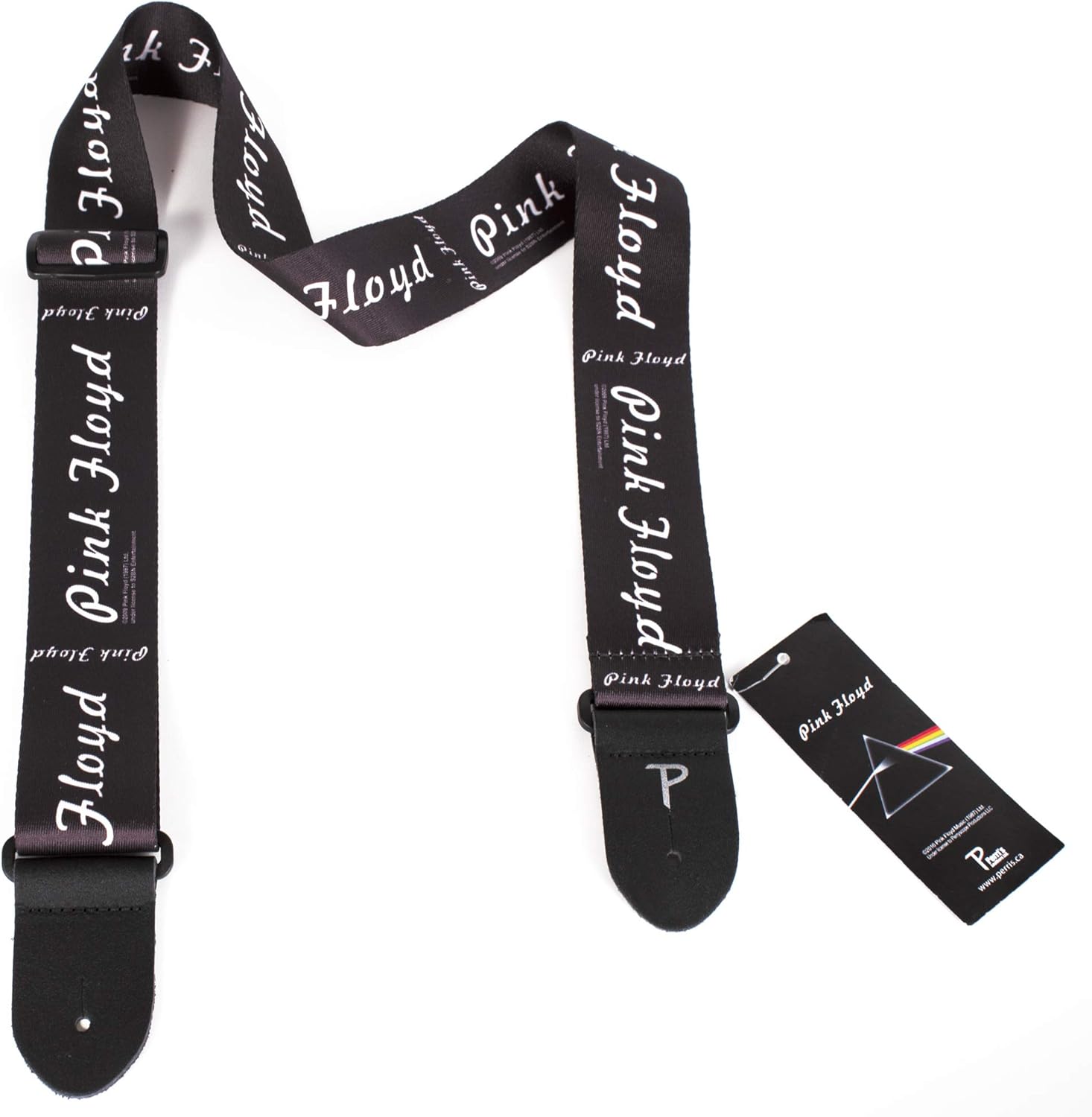 Perris Leathers | Pink Floyd Guitar Strap (Official Licensing) 2” Double Sided, Polyester Webbing, Adjustable Length 39" - 58" Long, LPCP-1069