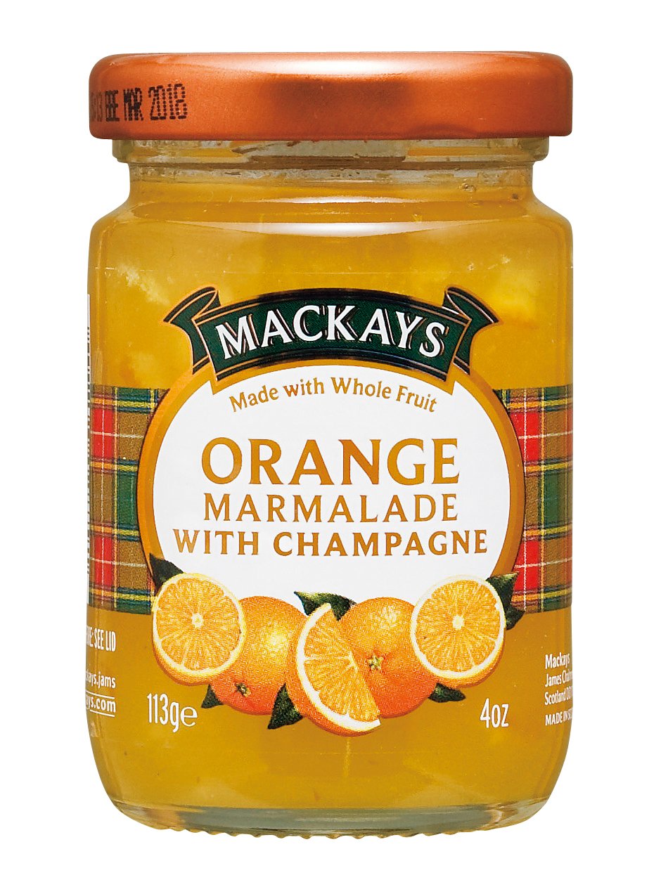 MACKAYS ORANGE MARMALADE WITH CHAMPAGNE 12 OZ