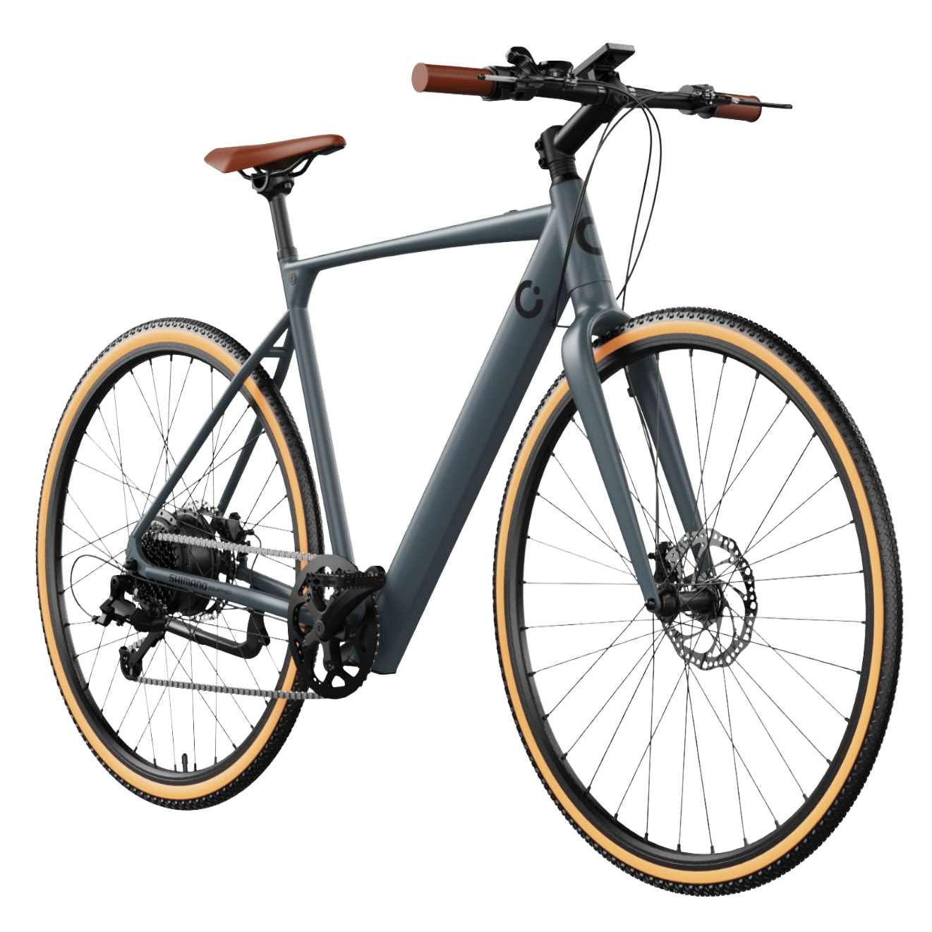 Cecotec Vélo Électrique Urbain Sprint Silver 28". Autonomie 70km, Batterie 360Wh, Double Frein à Disque Hydraulique, Dérailleur Shimano Altus 8 Vitesses, Écran LCD avec Contrôle d'Assistance