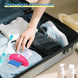 LOVEINUSA Toothpaste Squeezers Bulk, 12PCS Multicolor Toothpaste Clips Tube Squeezer Dispenser Assorted Colors for Hair Gel Glue Tube Ointment