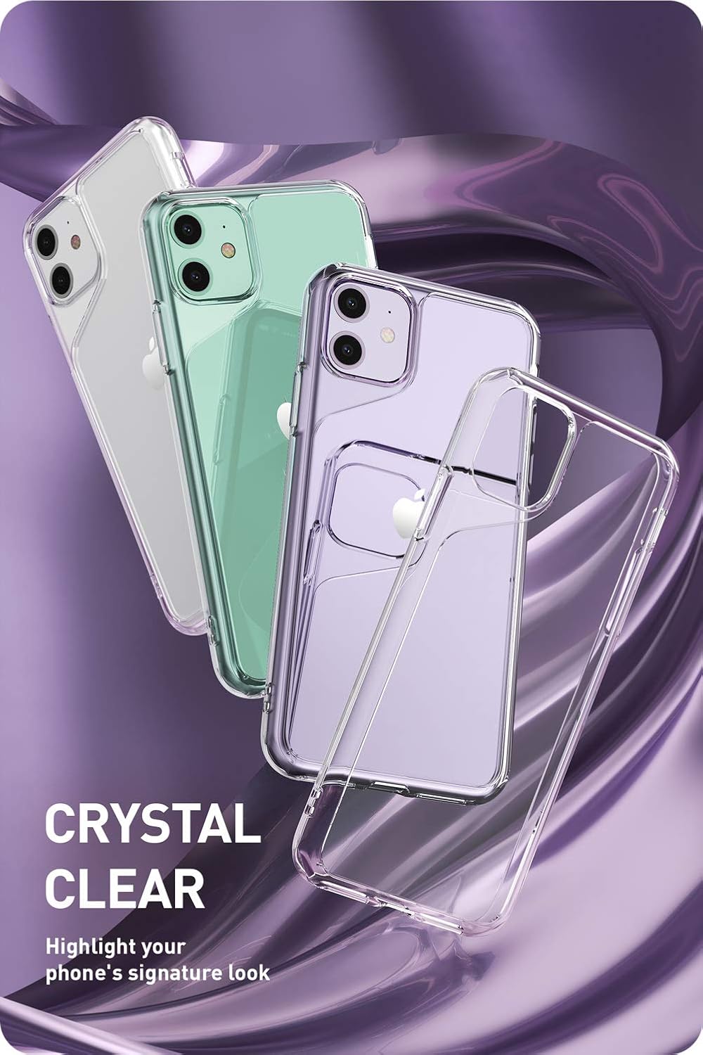 i-Blason Halo Series Designed for iPhone 11 Case 2019, Scratch Resistant Clear Case for iPhone 11 6.1 Inch 2019 Release (Clear)