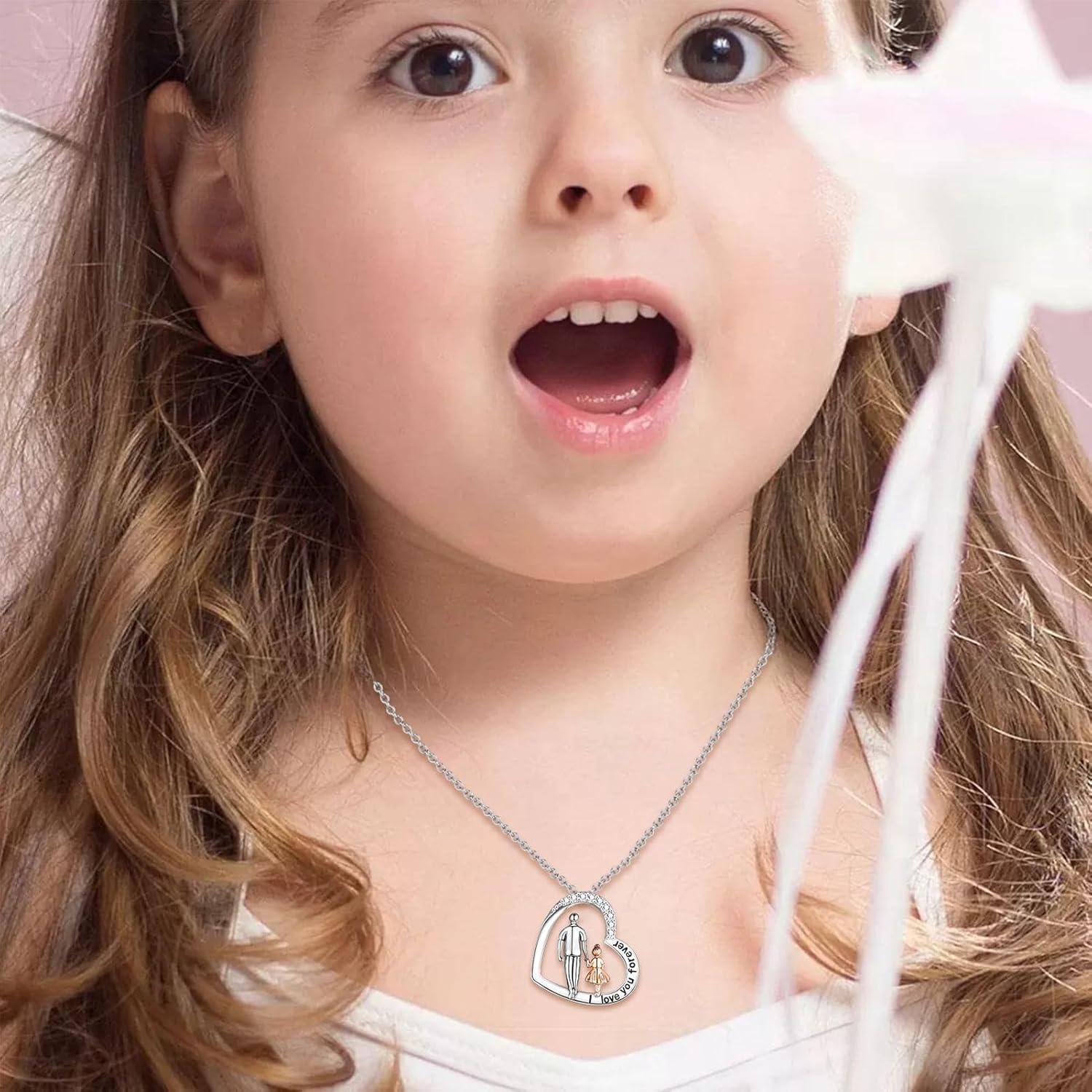 Daughter Gifts from Dad, Valentines Gifts for Daughter Kids Teen Girls, Heart Pendant to My Daughter Necklace from Dad, Christmas Easter Basket Stuffers Graduation Birthday Gifts for Teenage Girls - Image 5