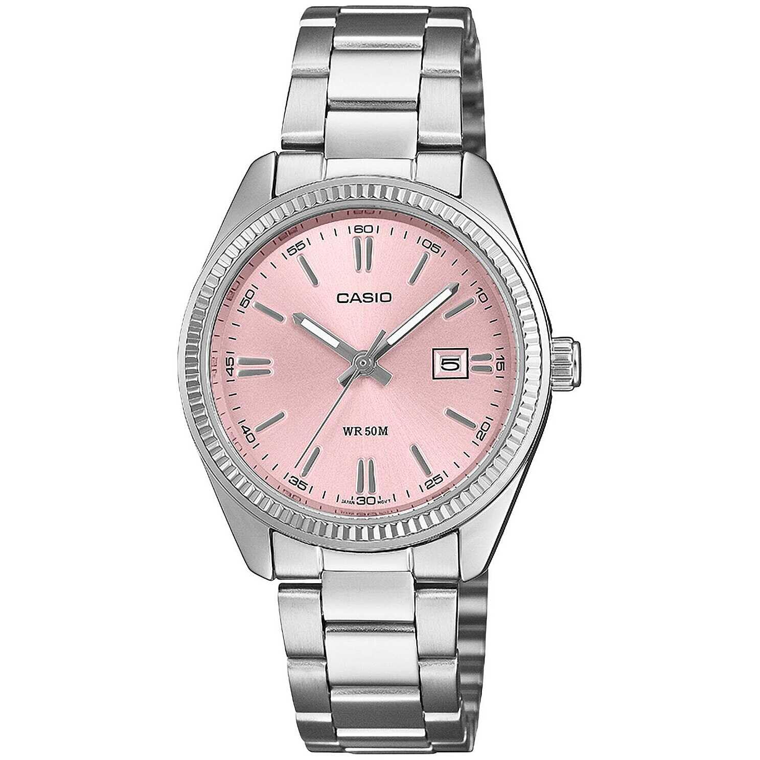 Casio Damenuhr Quarz Edelstahl/Rosa LTP-1302PD-4AVEF