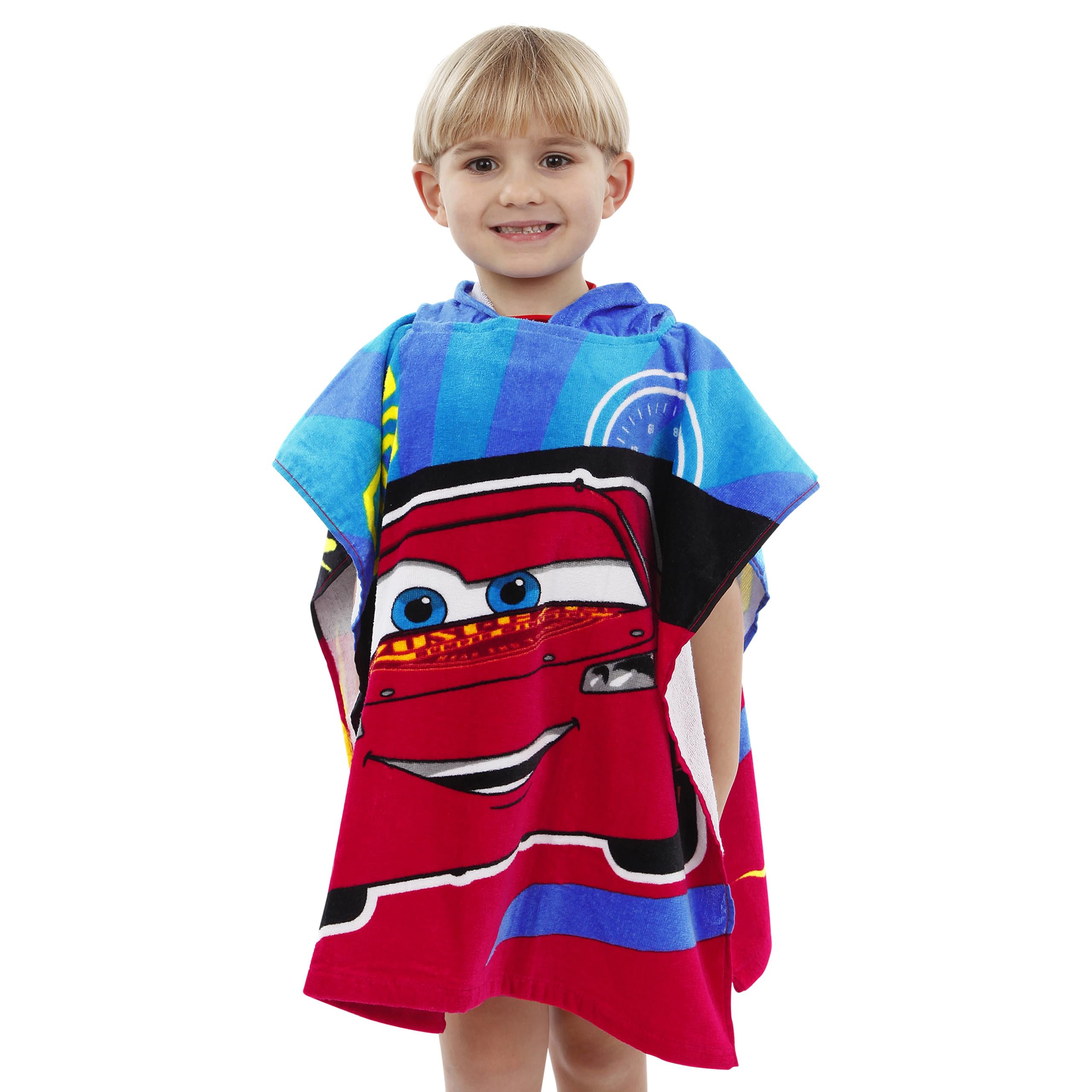 Disney Asciugamano Poncho Ragazzi Rojo Taglia unica