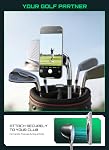 SUPCASE Magnetic Golf Cart Phone Holder, Dual-Sided Magnetic Phone Stand Mount Compatible with MagSafe iPhone 17/16/15/14 & Galaxy S26 Ultra, Golf Accessories for Men Women Golfers, Black
