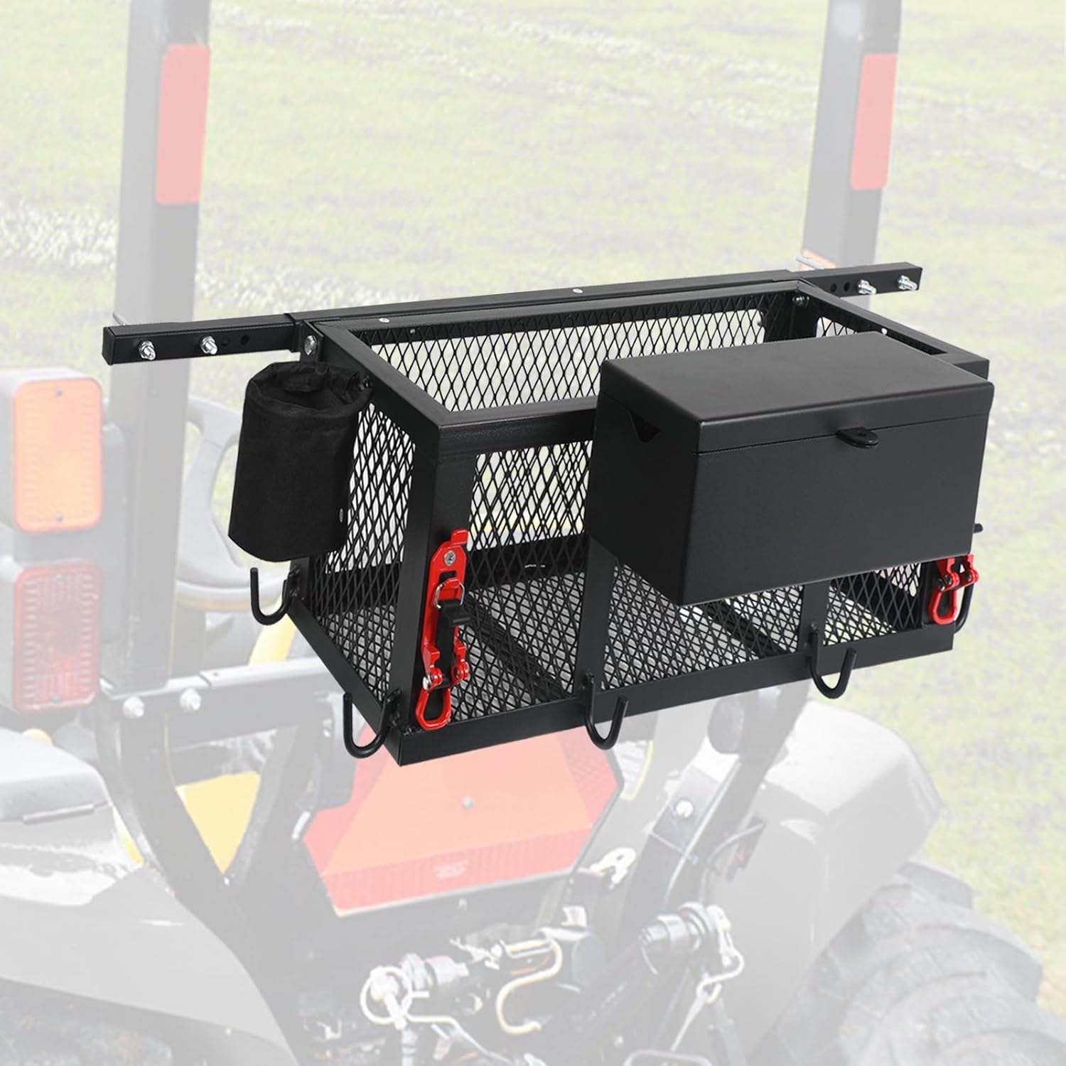 Amazon.com: OUTPRIZE Tractor Basket, Heavy Duty Steel Tractor Tool