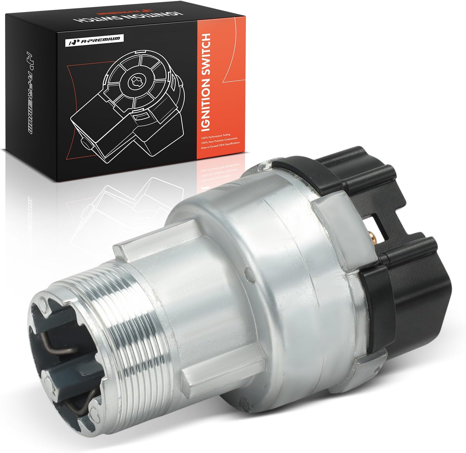 A-Premium Ignition Starter Switch Compatible with Ford Vehicles - F-100, F-250, F-350, Mustang, E-100 E-200 E-300 Econoline, Custom, Fairlane, Falcon, Galaxie 500, LTD & Lincoln Continental