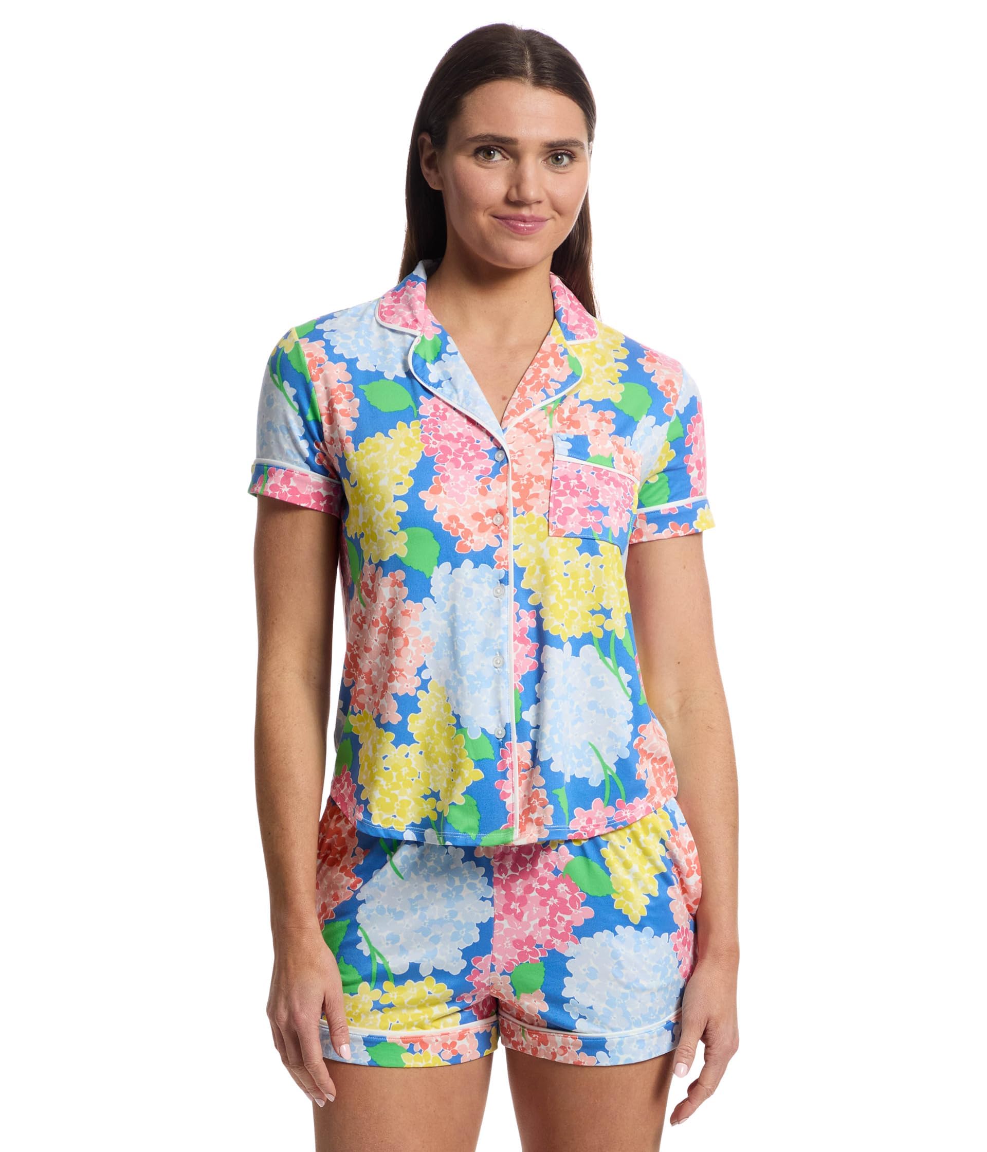 kate spade new york Short Sleeve Boxer PJ Set