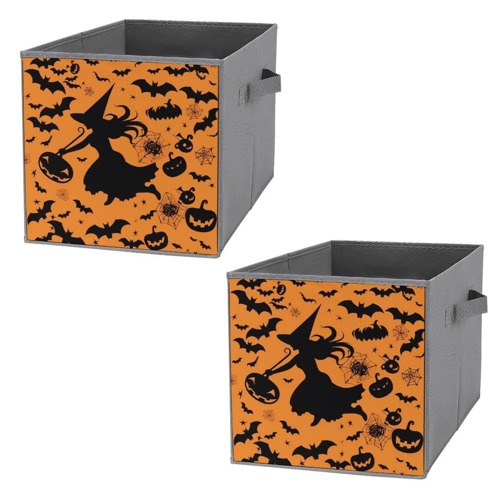 Boîtes de rangement volantes pour Halloween panier pliable de salon