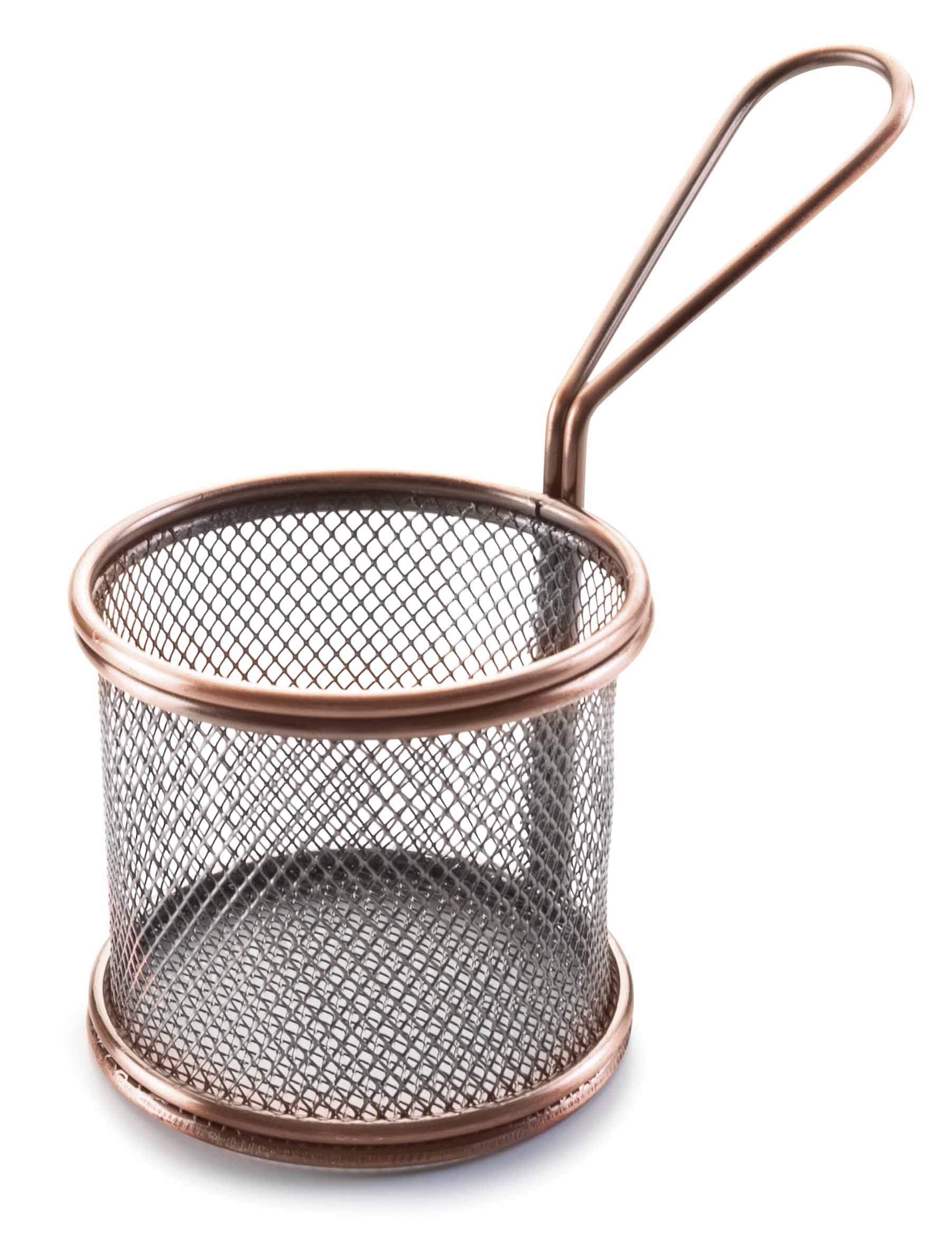 Lacor Gris Mini Round Storage Basket