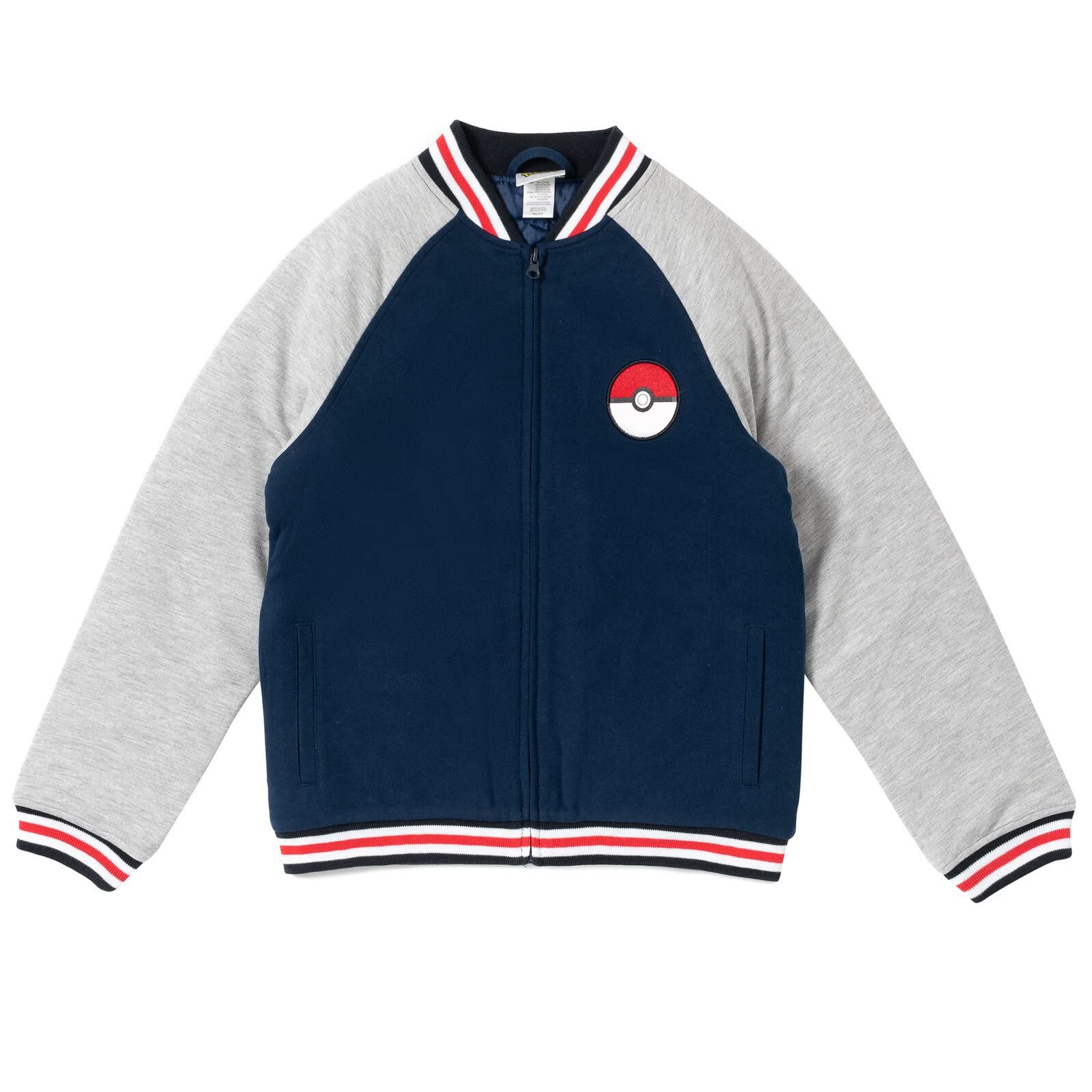 【ポケモン】レターマンジャケット wcs Amazon.com: Pokemon Battle Ready Varsity Bomber Jacket for