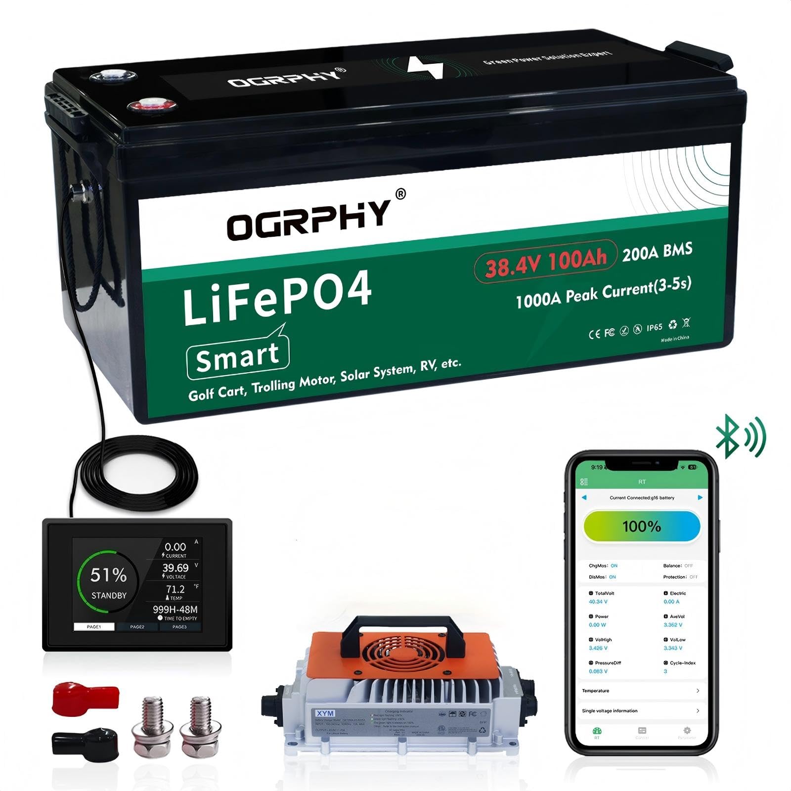 OGRPHY 36V 100AH B0C5R8KYJ9