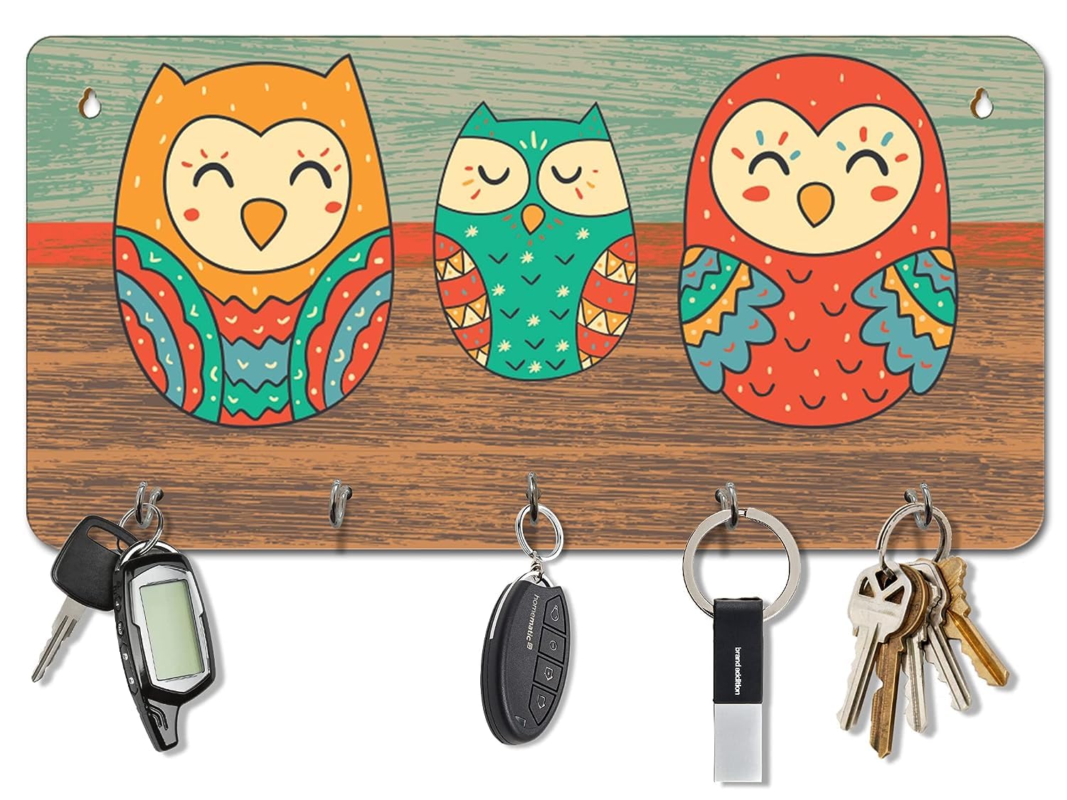 Nyra DecorDesigner Wall Mount Wooden Key Holder