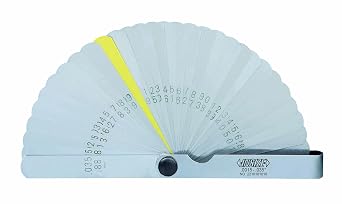 INSIZE 4608-31 Feeler Gage, 0.0015"-0.035"