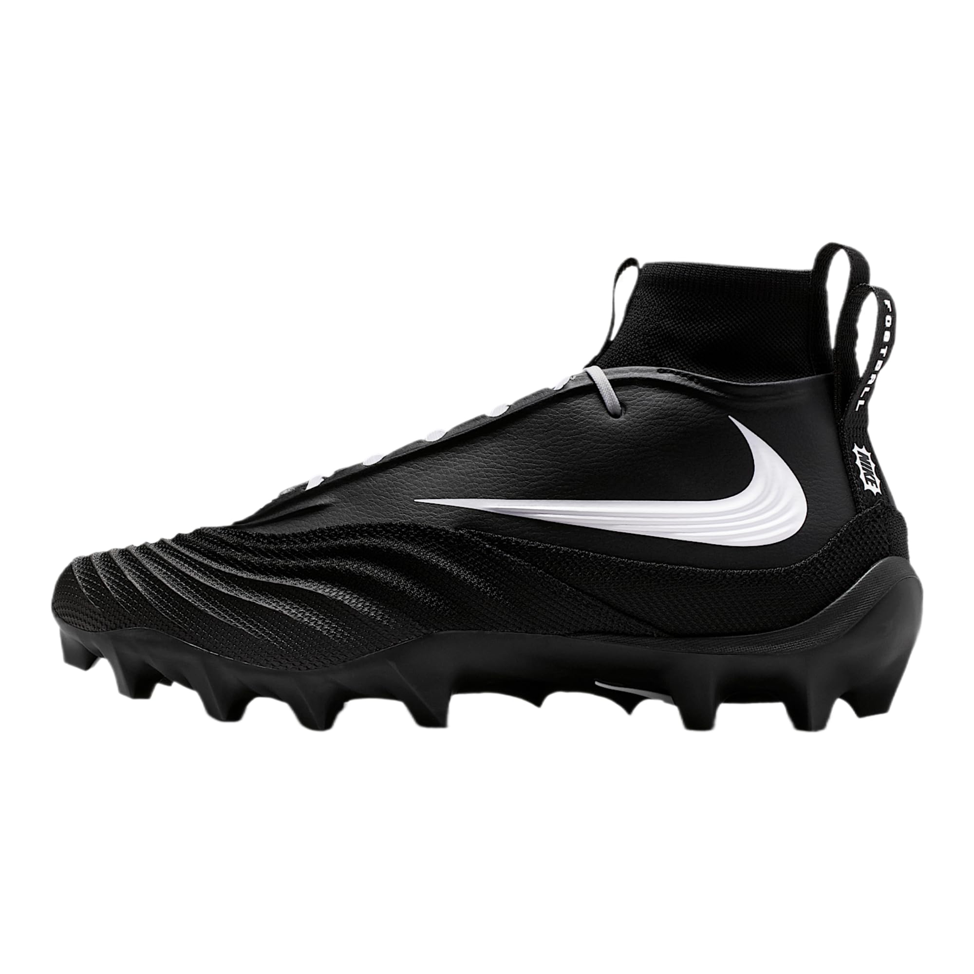 Nike Alpha Menace 5 Pro Men's Football Cleats (Black/Black/White)