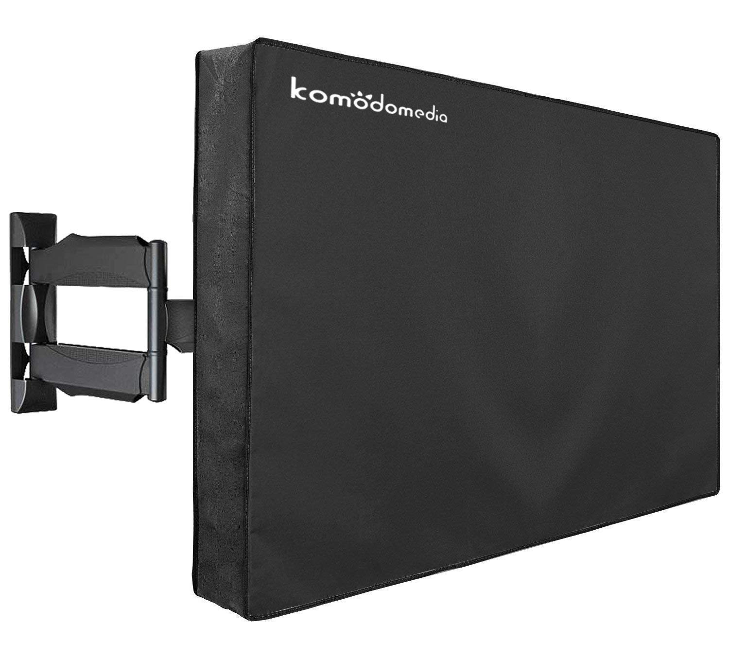 Outdoor TV Cover 52"-55” - Waterproof TV Enclosure Offers 360-Degree Coverage, Accommodates Single Mounts and Stands - Weatherproof, Dust-Proof, UV Protection - Heavy-Duty, Premium Quality