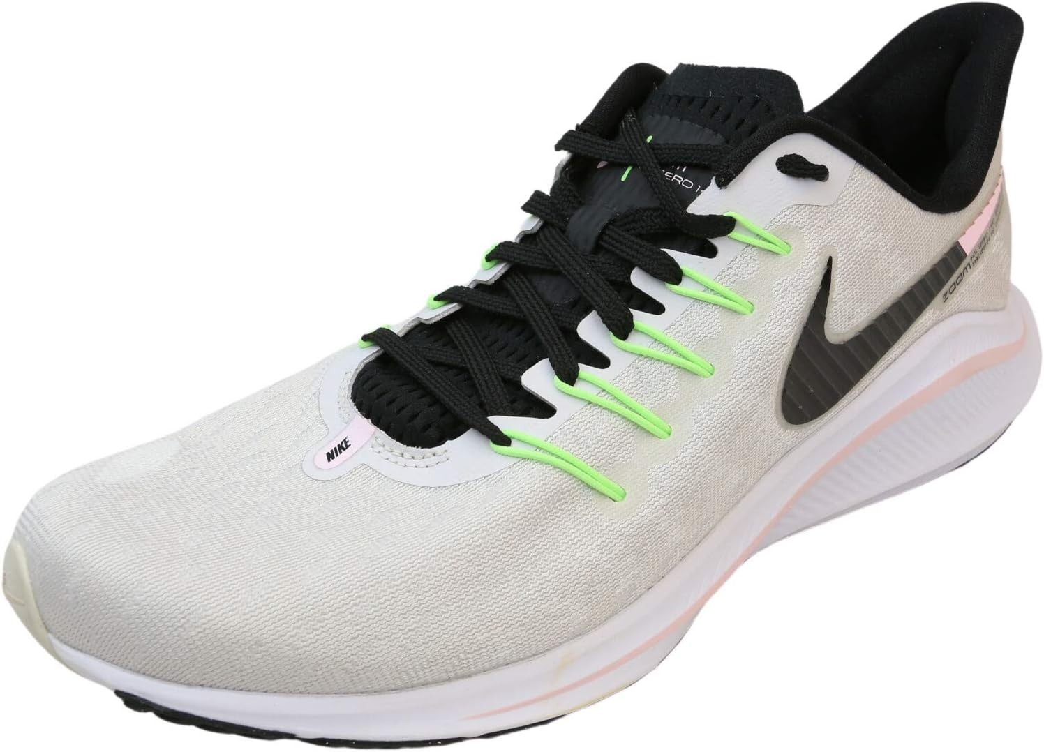 Nike Womens Air Zoom Vomero 14 Mesh Distance Running Shoes Gray 12 Medium (B,M)