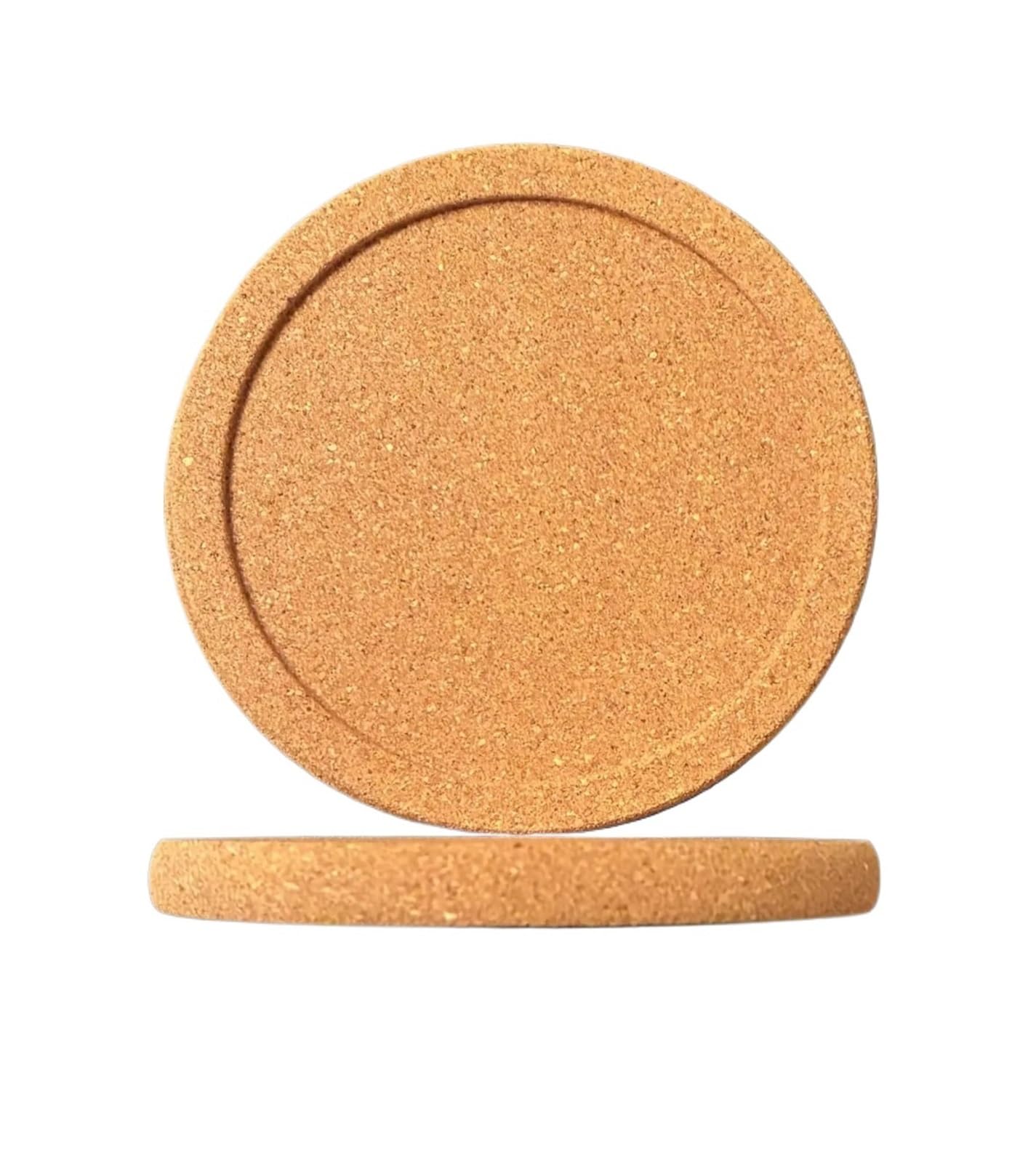 4 Pack Round Cork Coaster For Daily Drink Use