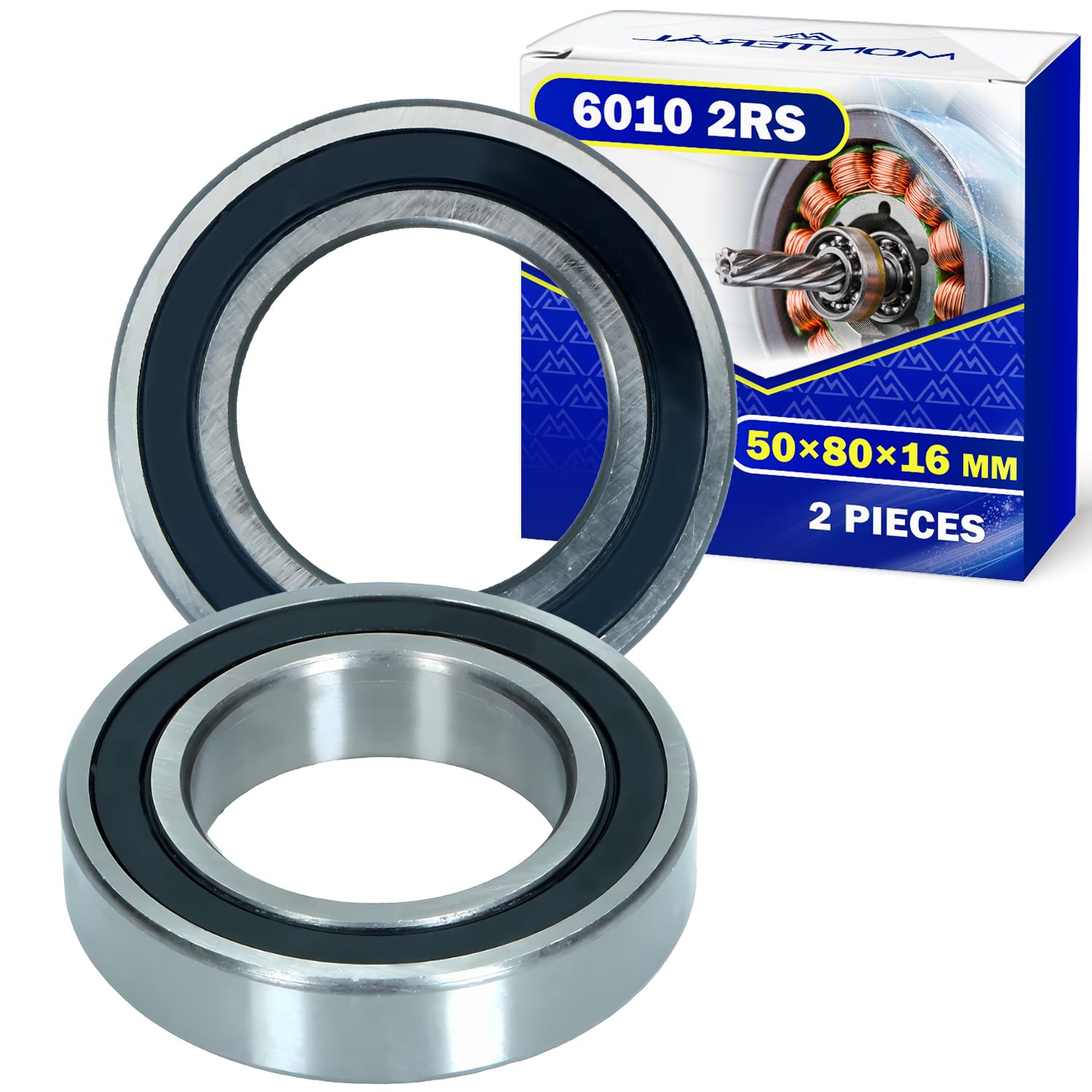 Cuscinetto A Sfera 50x80x16 Cuscinetto A Sfera Timken 6010-2RS Con - Foto 5