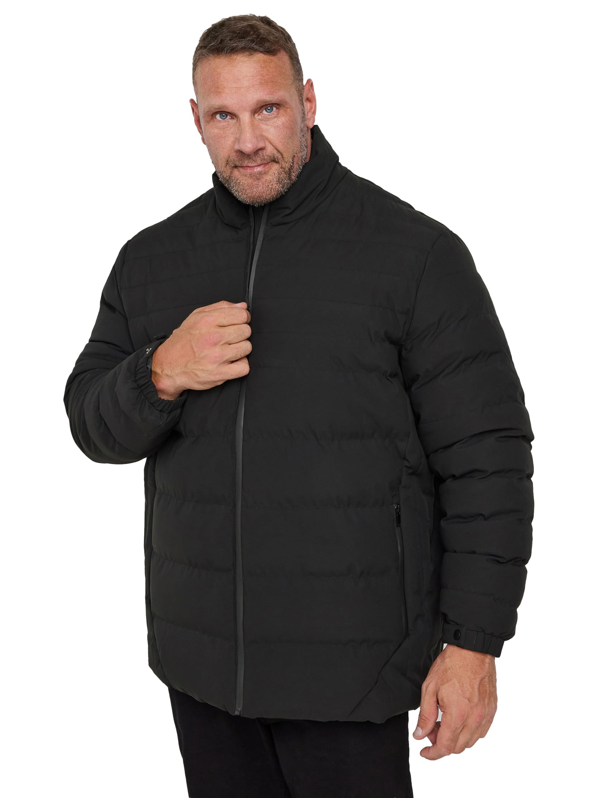 BadRhino Big & Tall Waterproof Puffer Jacket - Men's - Plus Size Curve