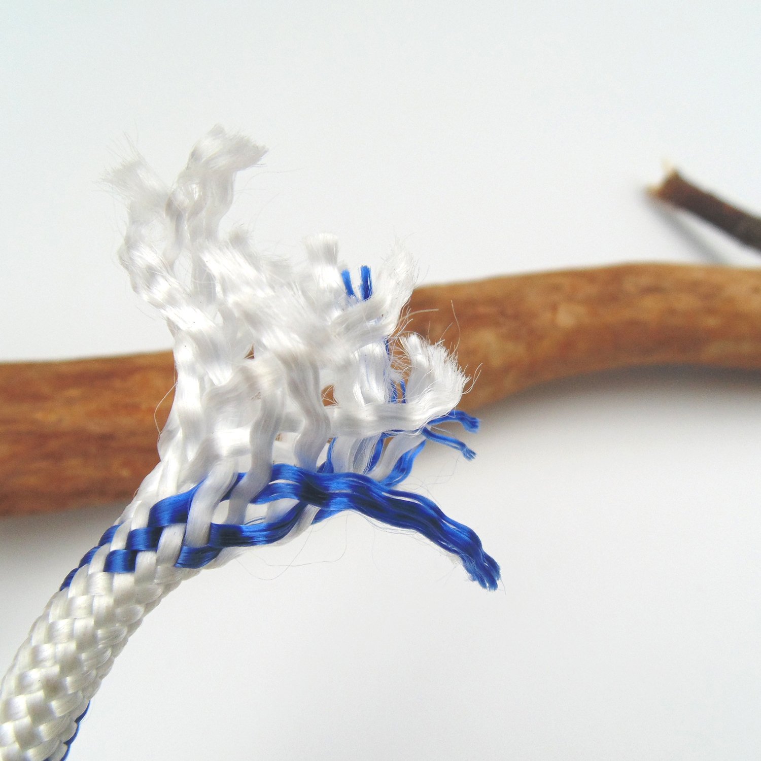 Doppeltes Springseil, 8 mm, 4,1 m x 2 cm (8 m Länge), Nylon, perfekt für Fitnessstudio, Schule, Gruppenspringen, leicht verstellbar, beste Übung für Gewichtsverlust und Gesundheit, 2 Stück