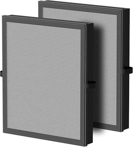 Vista 10 de iSingo Paquete de 2 filtros de aire compatibles con purificador de aire MK-04 MG-04JH, filtración de 4 capas adecuado para polvo, caspa de mascotas