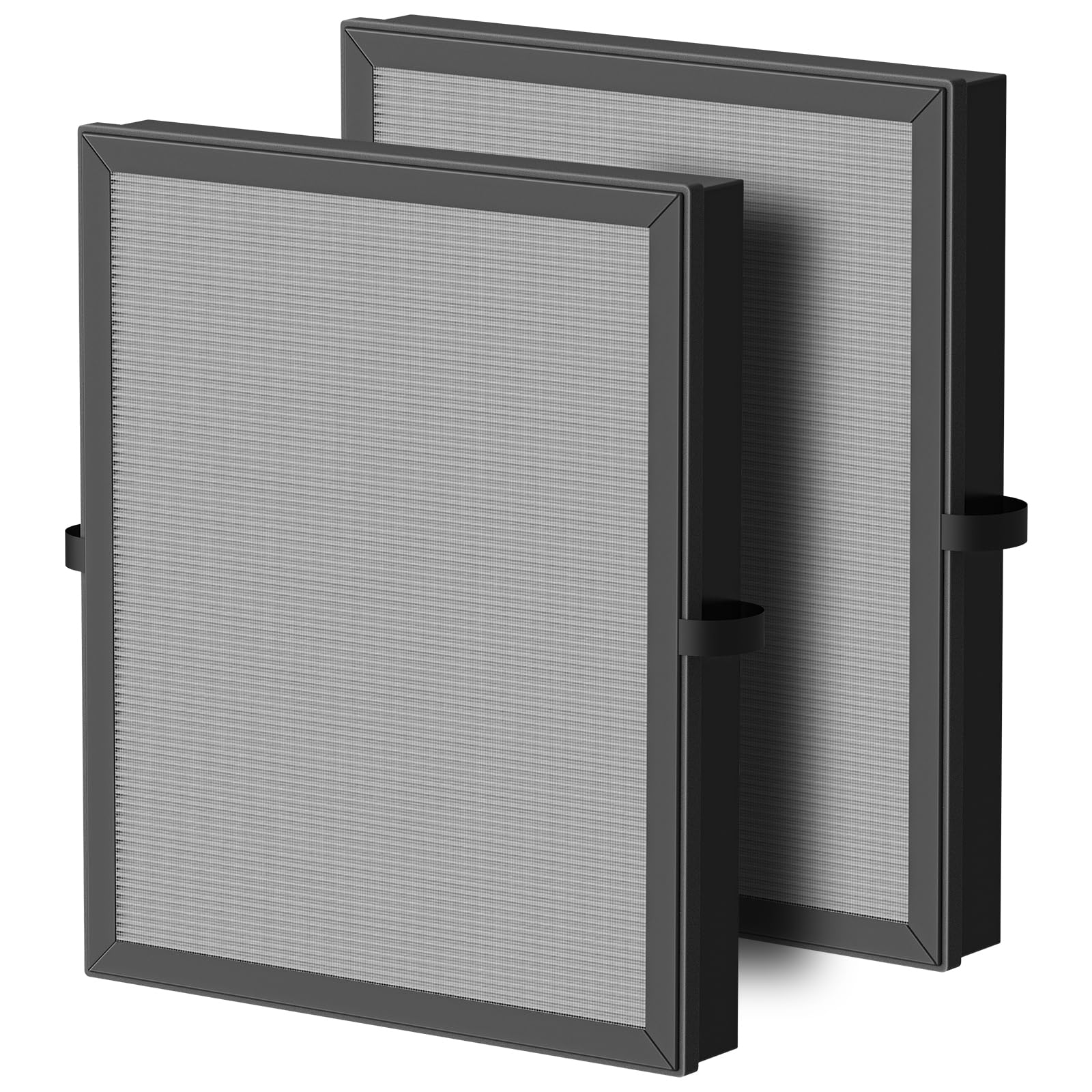 iSingo2 Pack Air Filter Replacement for MK-04 Air Purifier, Smoke Rem-oval Material 4-in-1 Ture HEPA with Activated Carbon Mix, Cleans Ash for Smoke, Odors, and VOCs,(Enhanced Smoke Rem-oval Version)