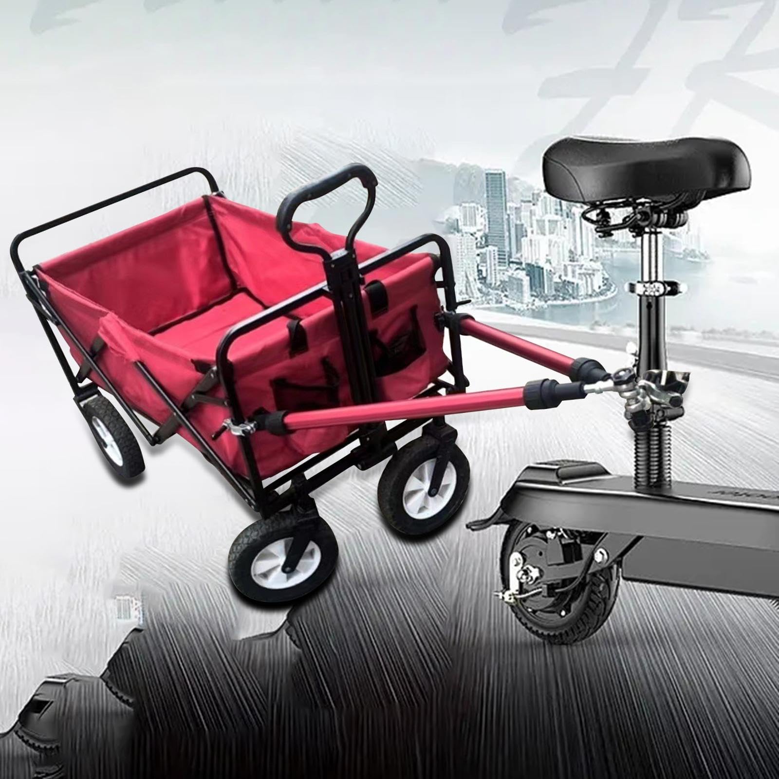 Harilla Fahrrad-Anhngerstange, Fahrradanhnger-Kupplung, Lange Stange,  professionelles Gepcktrger-Zubehr, universell fr, Stil c : Amazon.de:  Sport & Freizeit