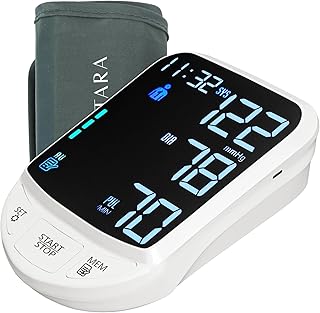 Antara AGEasy (Max Group) Automatic BP Monitor | Digital Blood Pressure Machine | Large 4.7” LED Display | Clinically Accurate | 2 Users Memory (180 Readings) | Adjustable Arm Cuff (22–42 cm) | 2-Year Warranty