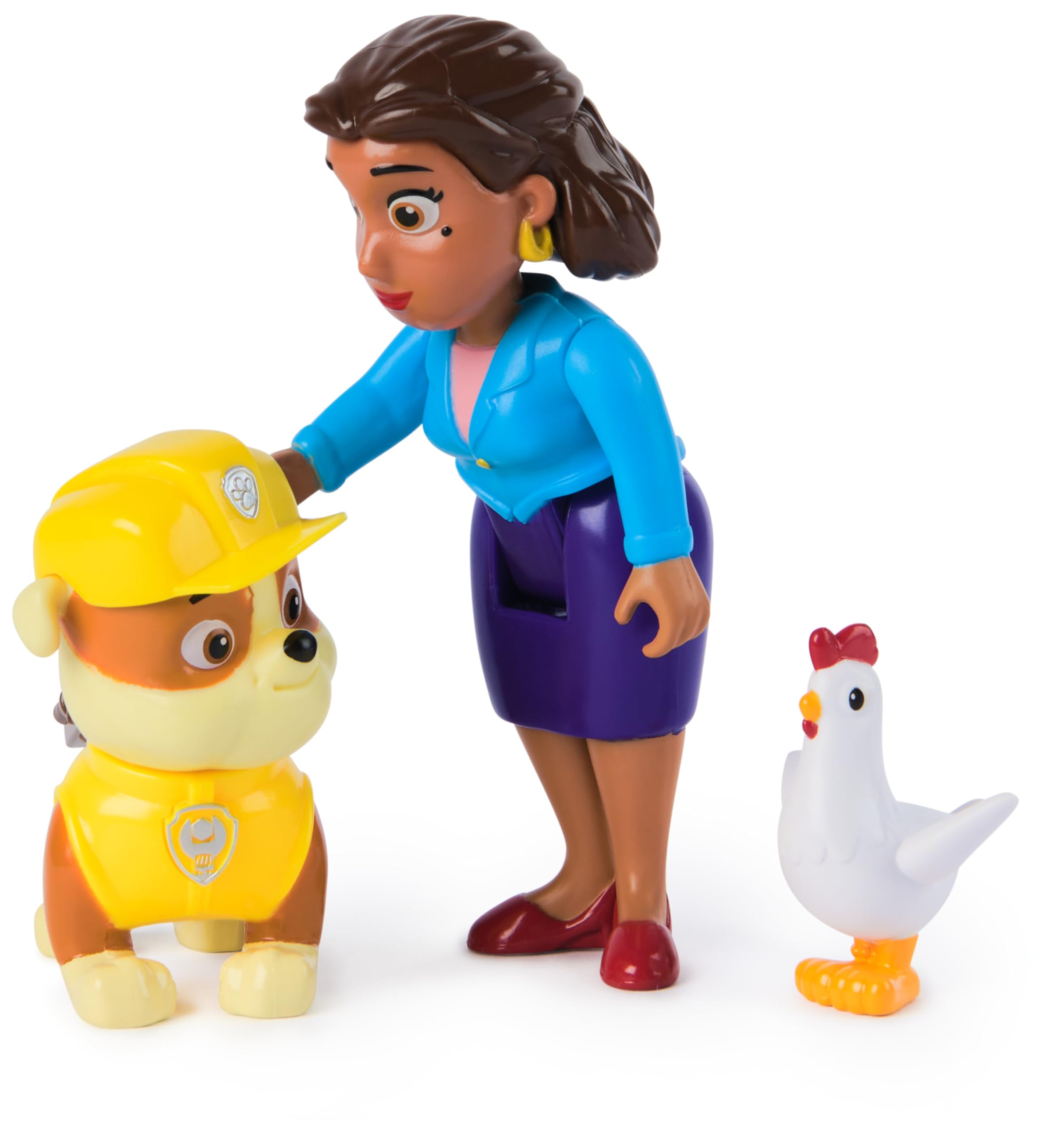 Patrulla Canina - Pack Patrulla Canina Figuras Rubble + ALCALDESA GOODWAY + CHICKALETTA - Patrulla Canina Juguetes - Juegos Infantiles – 6070749 - Juguetes Niños 3 años +