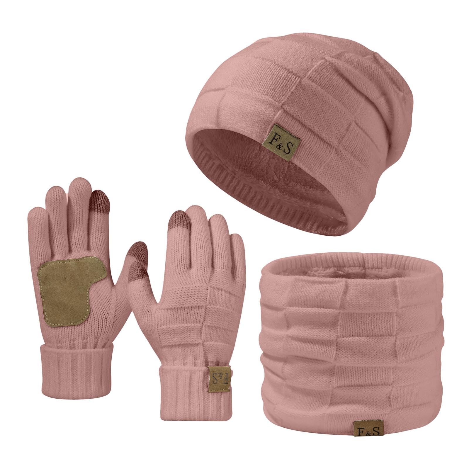 Echarpe cashmere tour de cou et bonnet molleton doux ensemble hiver luxe