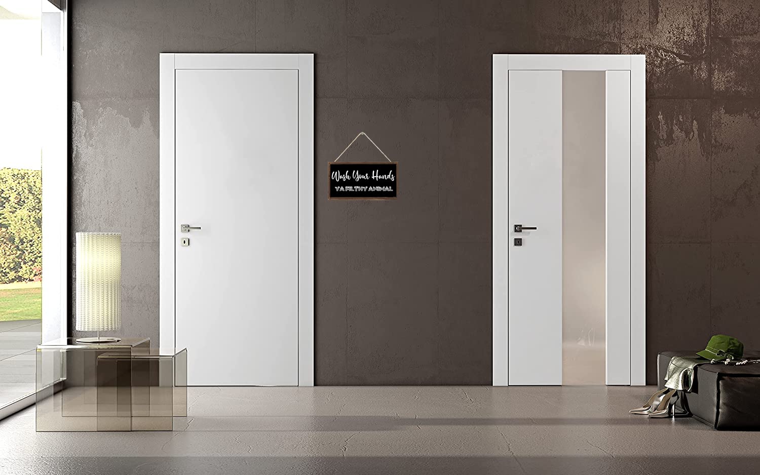 Cartello In Legno Per Bagno Bambini – Decorazione Da Parete Rustica, Con Scritte Divertenti, Facile Da Appendere, Regalo Per Neonati E Camerette - 3