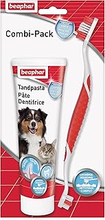 Beaphar 16012 Zahnpasta & Zahnbürste,Rot product image