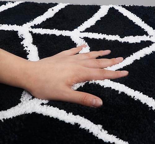 Miniatura 4 de Alfombra de baño de telaraña, alfombra de Halloween, decoración gótica del hogar, decoración gótica de terror de bruja, alfombra gótica para