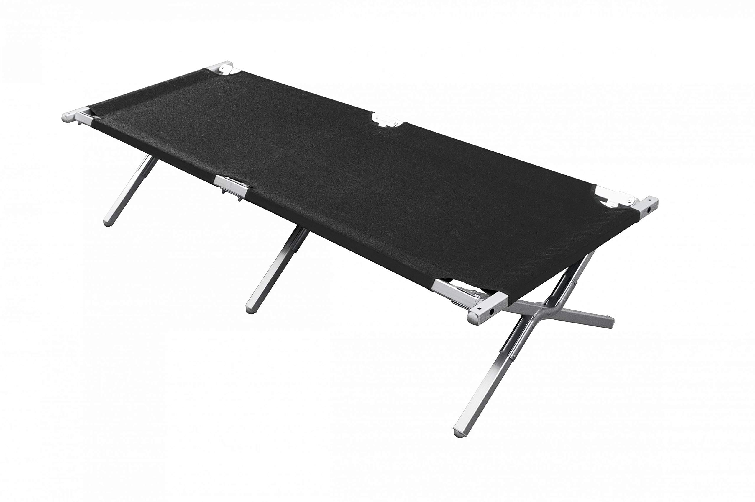 Relags Campingbett Travelchair Feldbett, schwarz, 210 cm, 054350