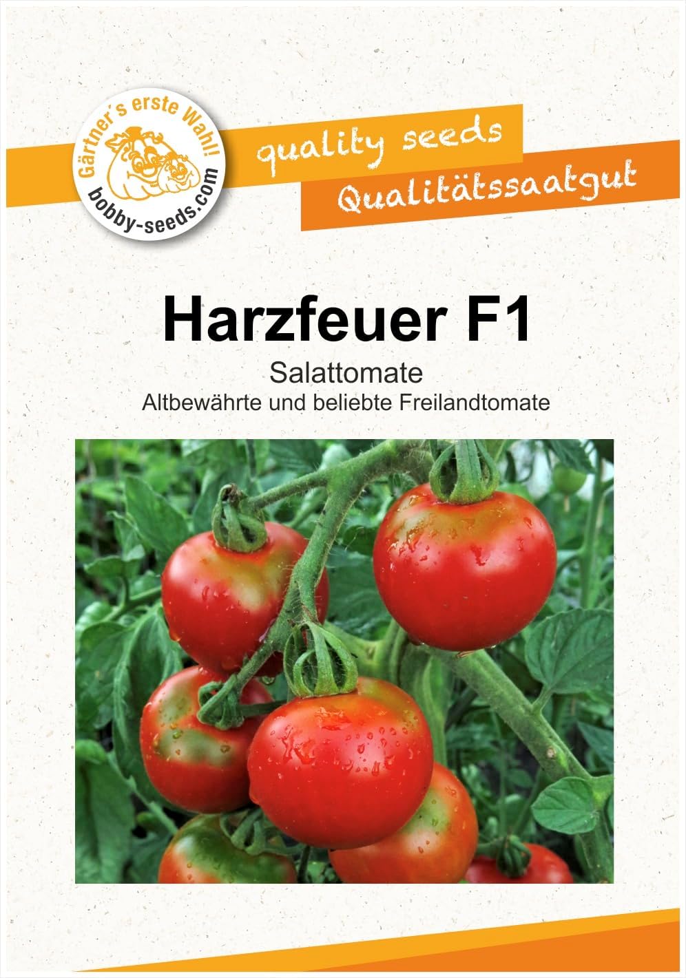 Tomatensamen Dafne F1 – 20 Korn Pro Portion – Große, Platzfeste Freilandtomate (rot) – Resistent Gegen Nematoden & Fusarium