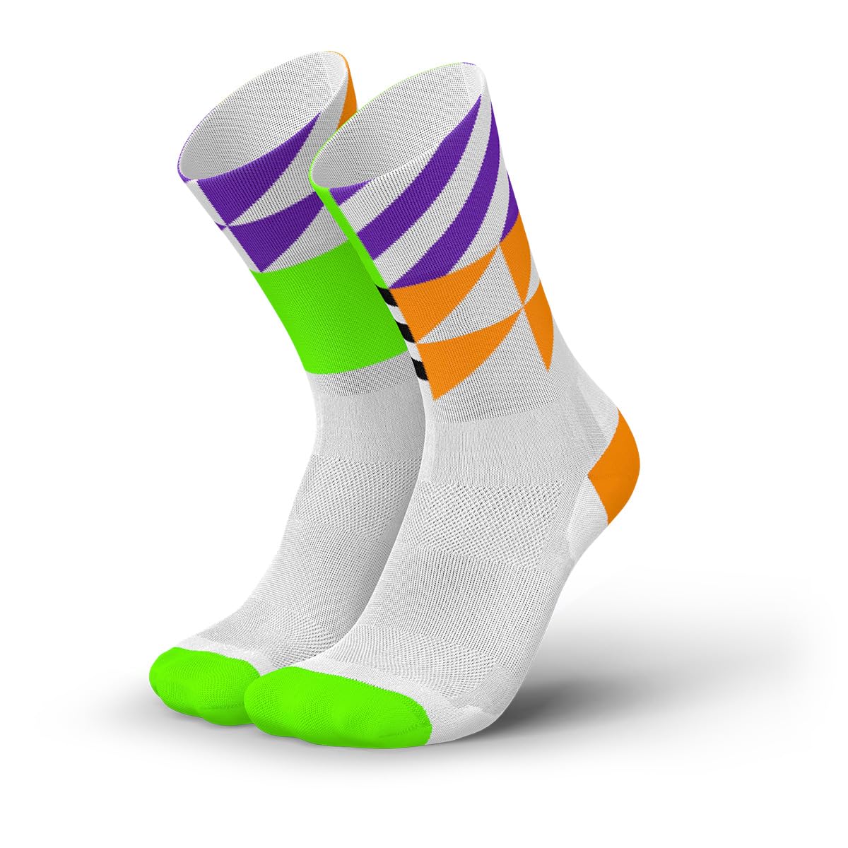 INCYLENCE ULTRALIGHT Laufsocken für Damen und Herren, atmungsaktiv und sehr dünn, 1 Paar (DE/NL/SE/PL, Numerisch, 35, 38, Regular, Regular, Elements Orange Green)