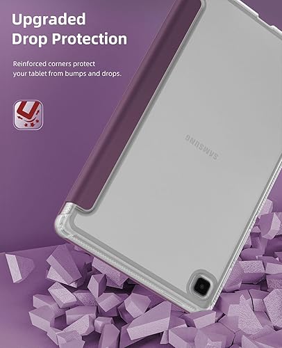 Miniatura 5 de MoKo Funda compatible con Samsung Galaxy Tab A7 Lite de 8.7 pulgadas 2021 (SM-T225T220T227), funda inteligente delgada y ligera con triple soporte