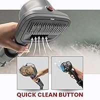 Vista 6 de Accesorio de aspiradora con cepillo para el pelo de mascotas para perros y gatos con manguera de extensión de hasta 3.5M – Compatible con Miele