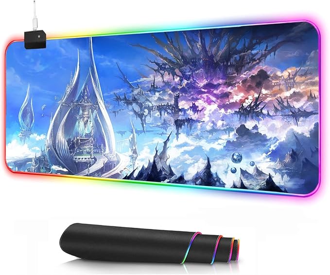 Anime Mouse Pad Final Fantasy XIV Mouse Pads RGB Game