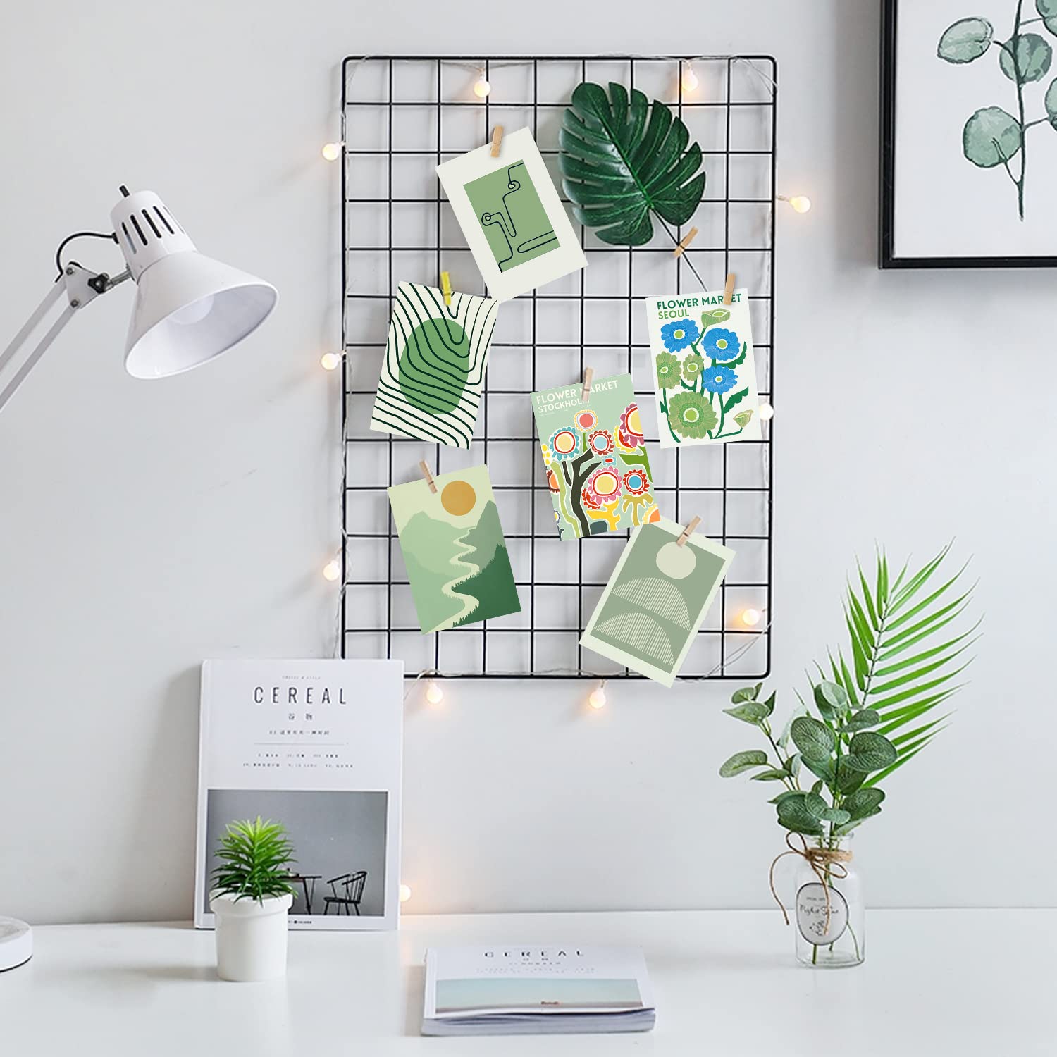 Fyihoxi 50 PCS Kit Collage Mural Esthétique - Photos 10x15 Cm Pour Décoration Chambre Aesthetic Vintage