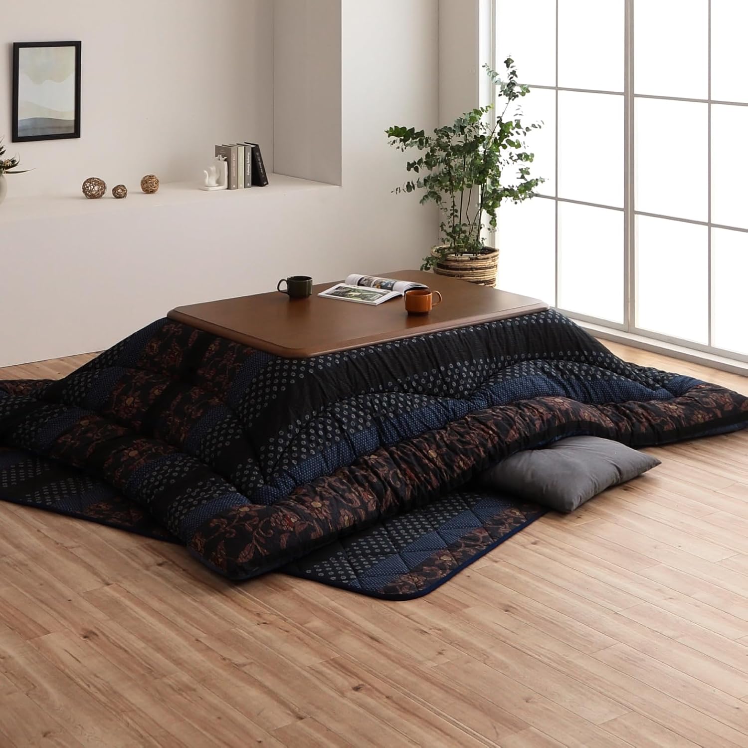 IKEHIKO Kotatsu Futon Comforter, Fluffy Premium Cotton