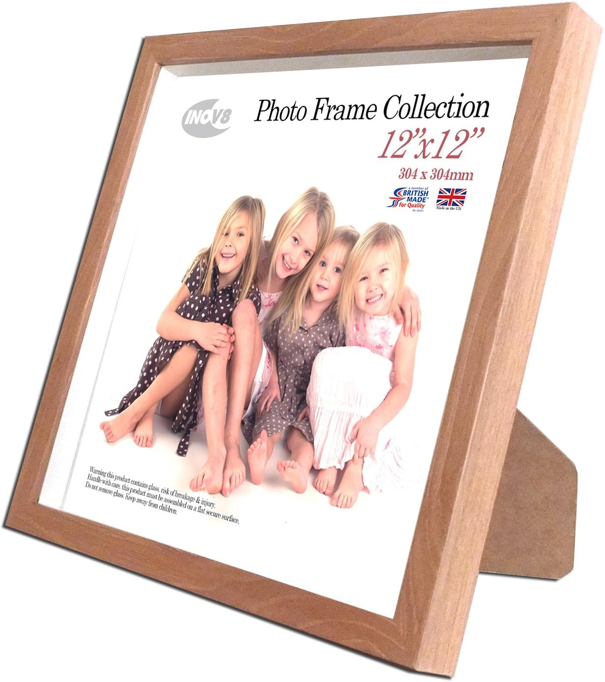 Inov8 Framing Inov8 British Made Traditional Picture/Photo, Box Frame Barley, 12x12 Inch (30x30cm), 45.72 x 30.48 x 3.0 cm, 2 Pack