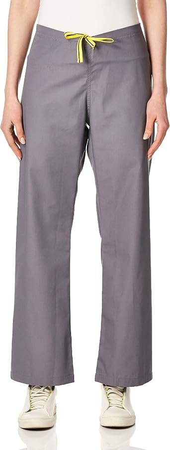 WonderWink Mens Petite Origins Papa Unisex Scrub Pant, Pewter, Small