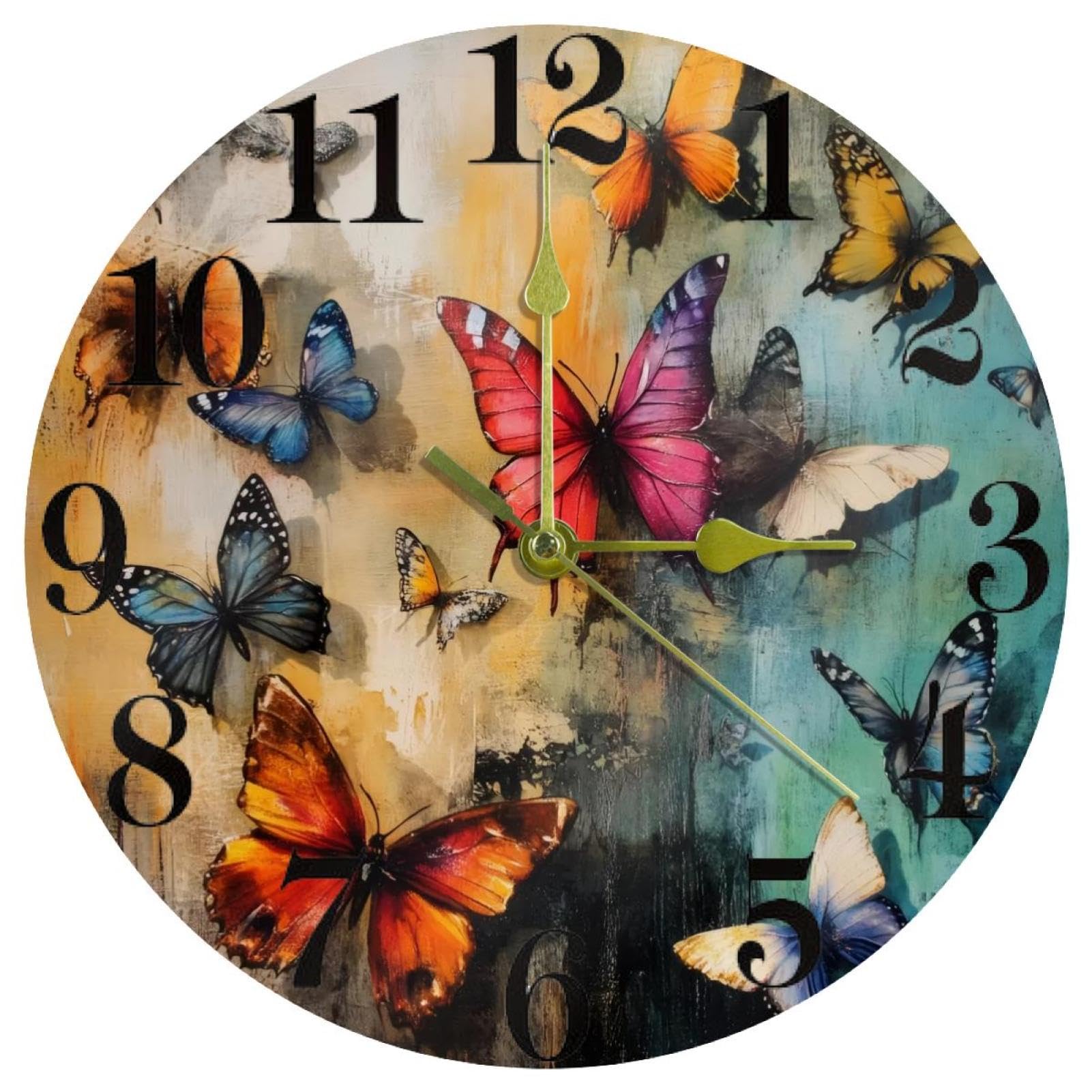 Horloge murale à quartz sans tic-tac, un cadeau idéal pour la maison et l'école
