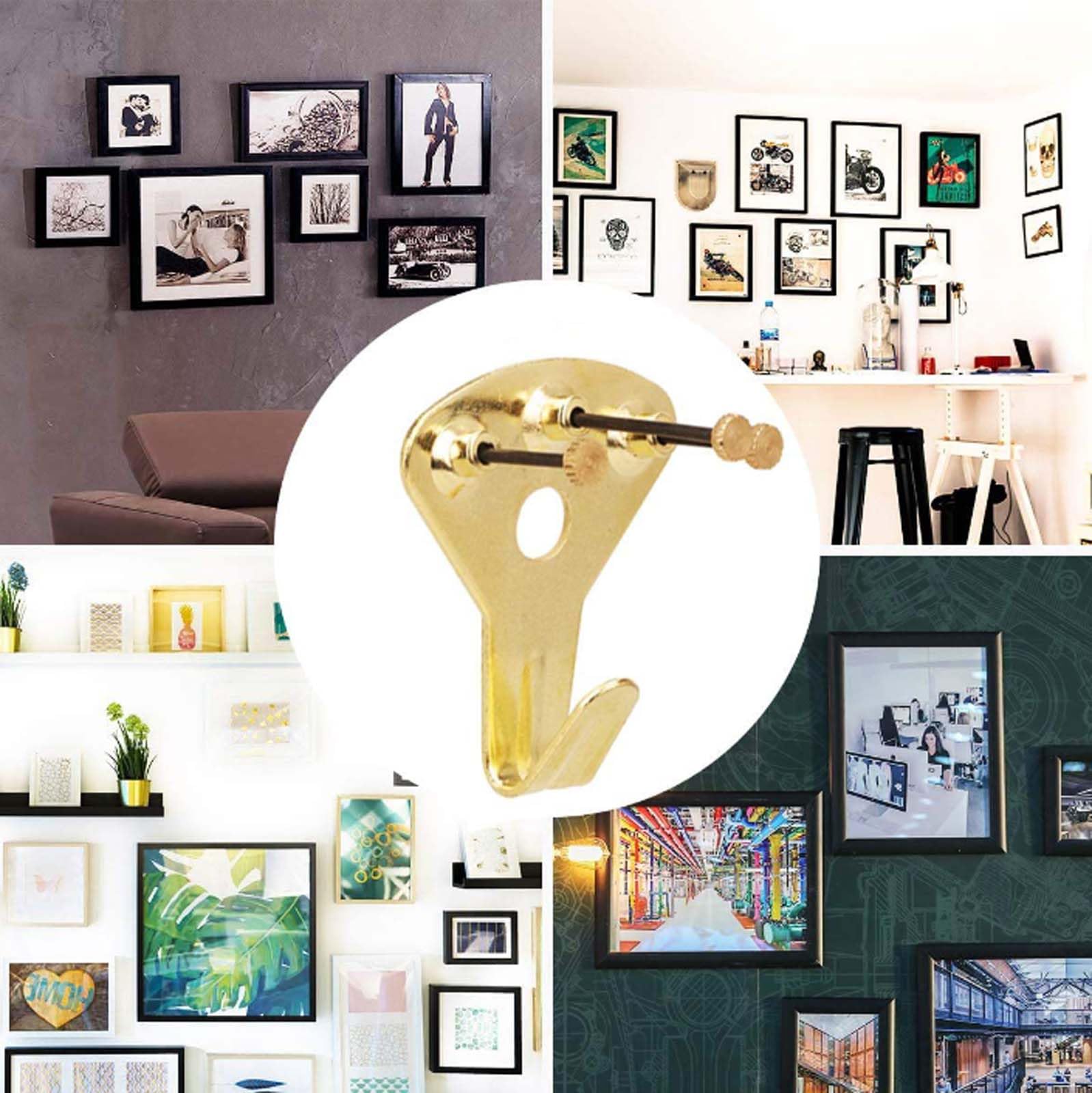 書物　壁掛け Amazon | SHESRA 壁掛けフック 12個セット釘付き 石膏ボードフック