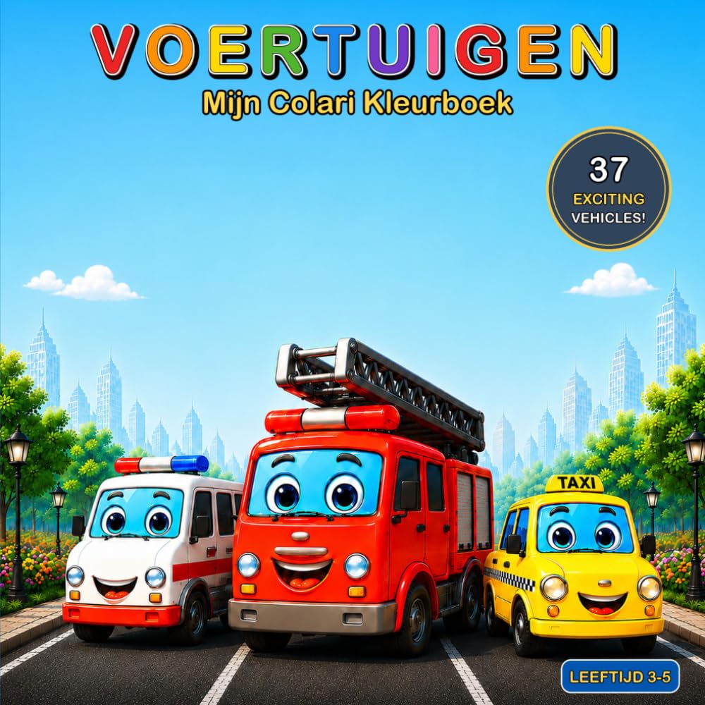 Mijn Colari Kleurboek: Voertuigen