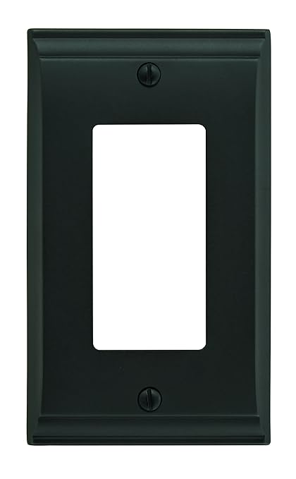 BP36504BBR Candler 1 Rocker Wall Plate, Black Bronze