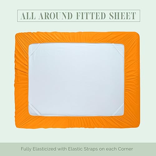 Vista 170 de Elegant Comfort - Juego de sábanas de 3 piezas de lujo de 1500 hilos, calidad egipcia, Microfibra, Blanco, Completo