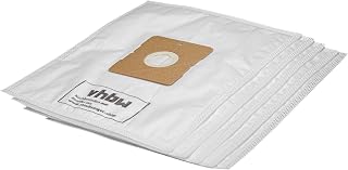vhbw 5x bolsa compatible con Taurus Explorer 1400, 1600 aspiradora - 32 cm x 27 cm blanco